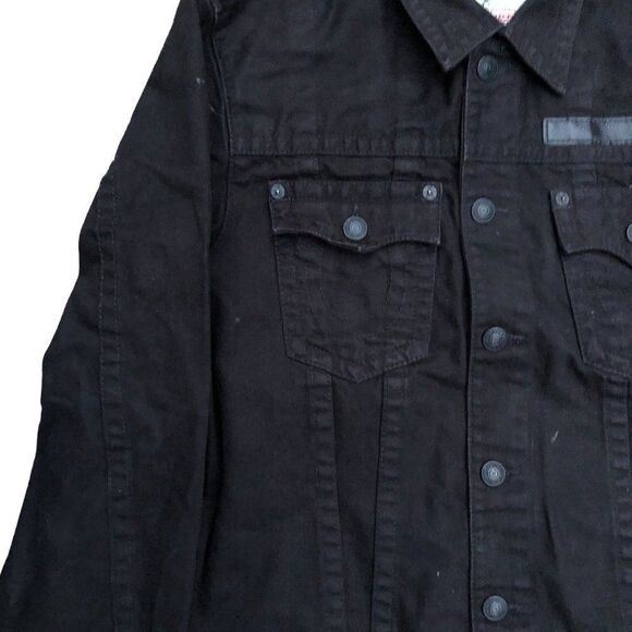 Vintage True Religion Jean Jacket XXL Trucker Jacket Ascot Gray/Black - Picture 5 of 16